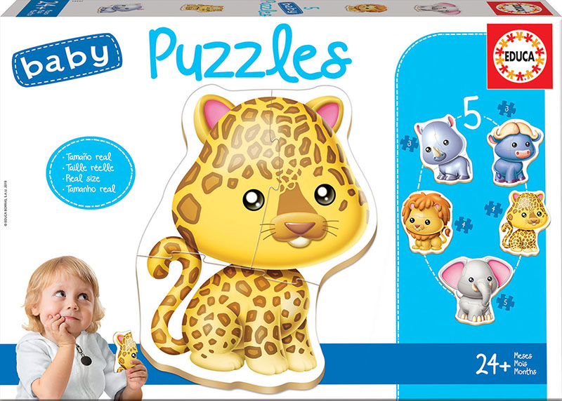 Baby Puzzles Animais selvagens