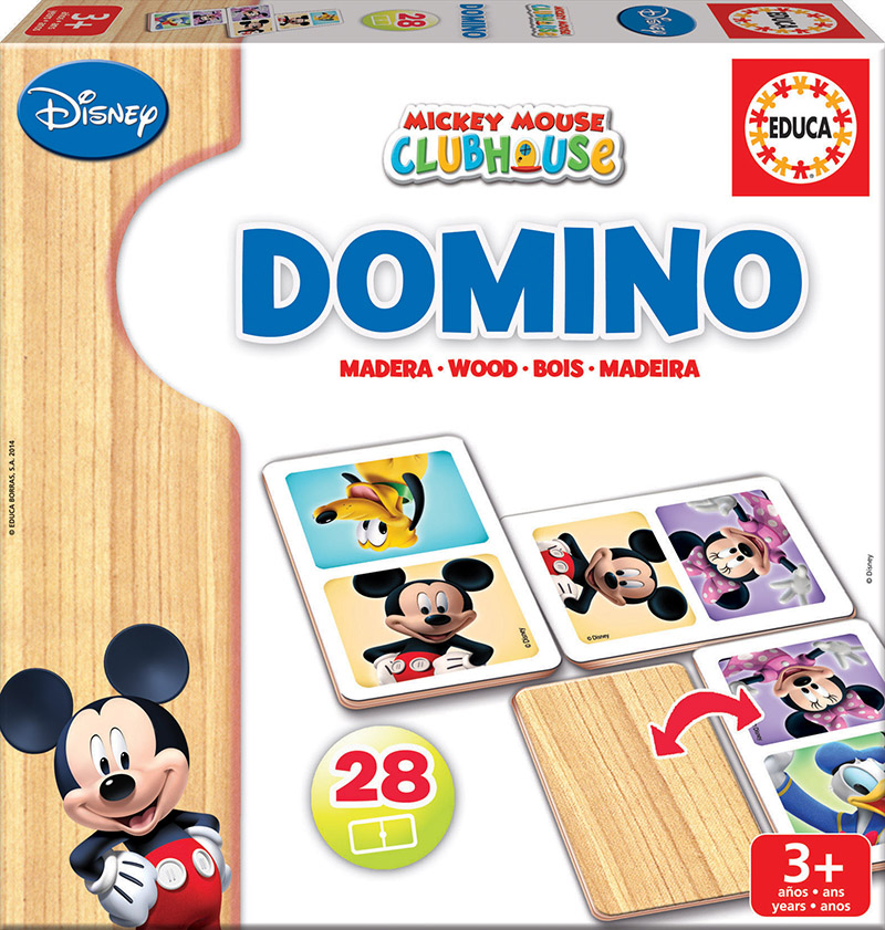 Disney wooden Domino Mickey/Minnie