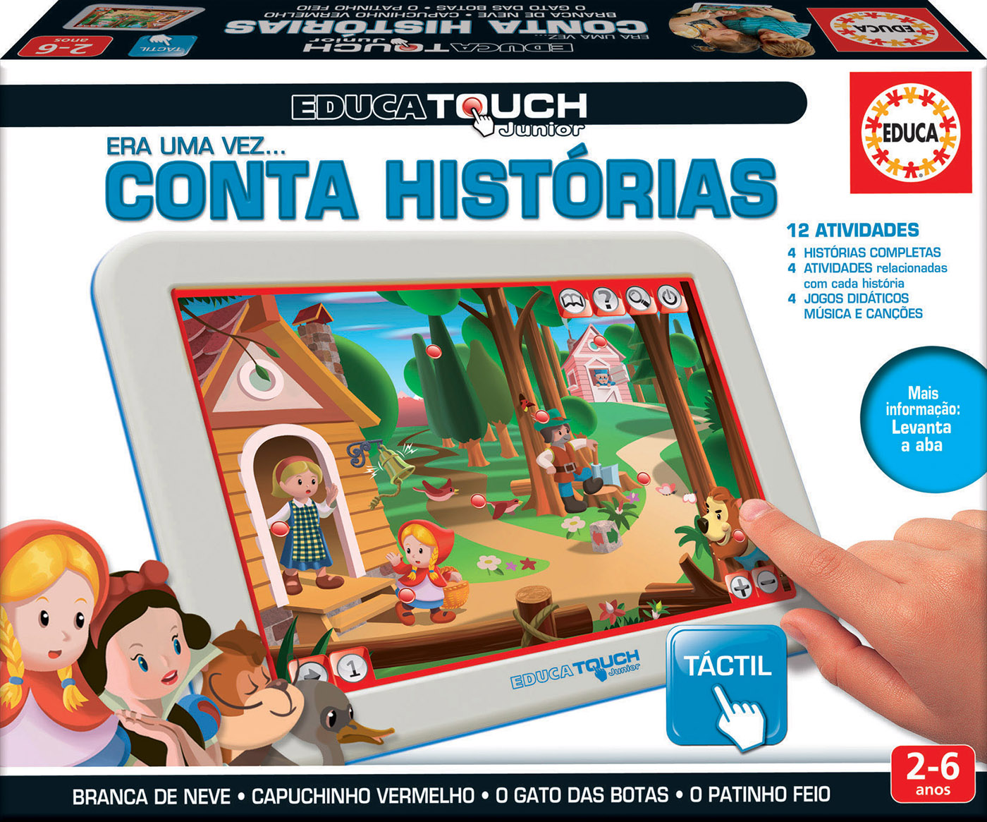 Educa Touch Junior conta histórias