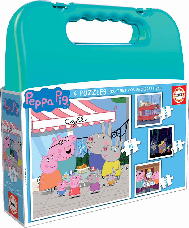 Maleta Progresivos Peppa Pig 6+9+12+16