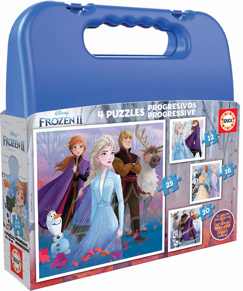 Maleta Progresivos Frozen II 12+16+20+25