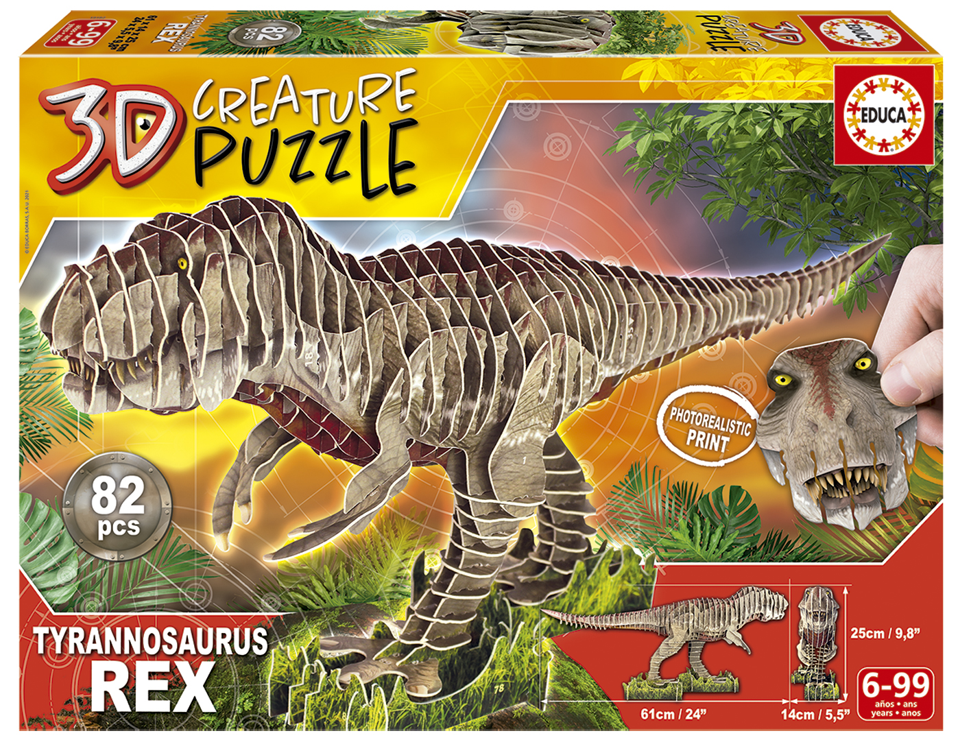 T-Rex 3D Creature Puzzle