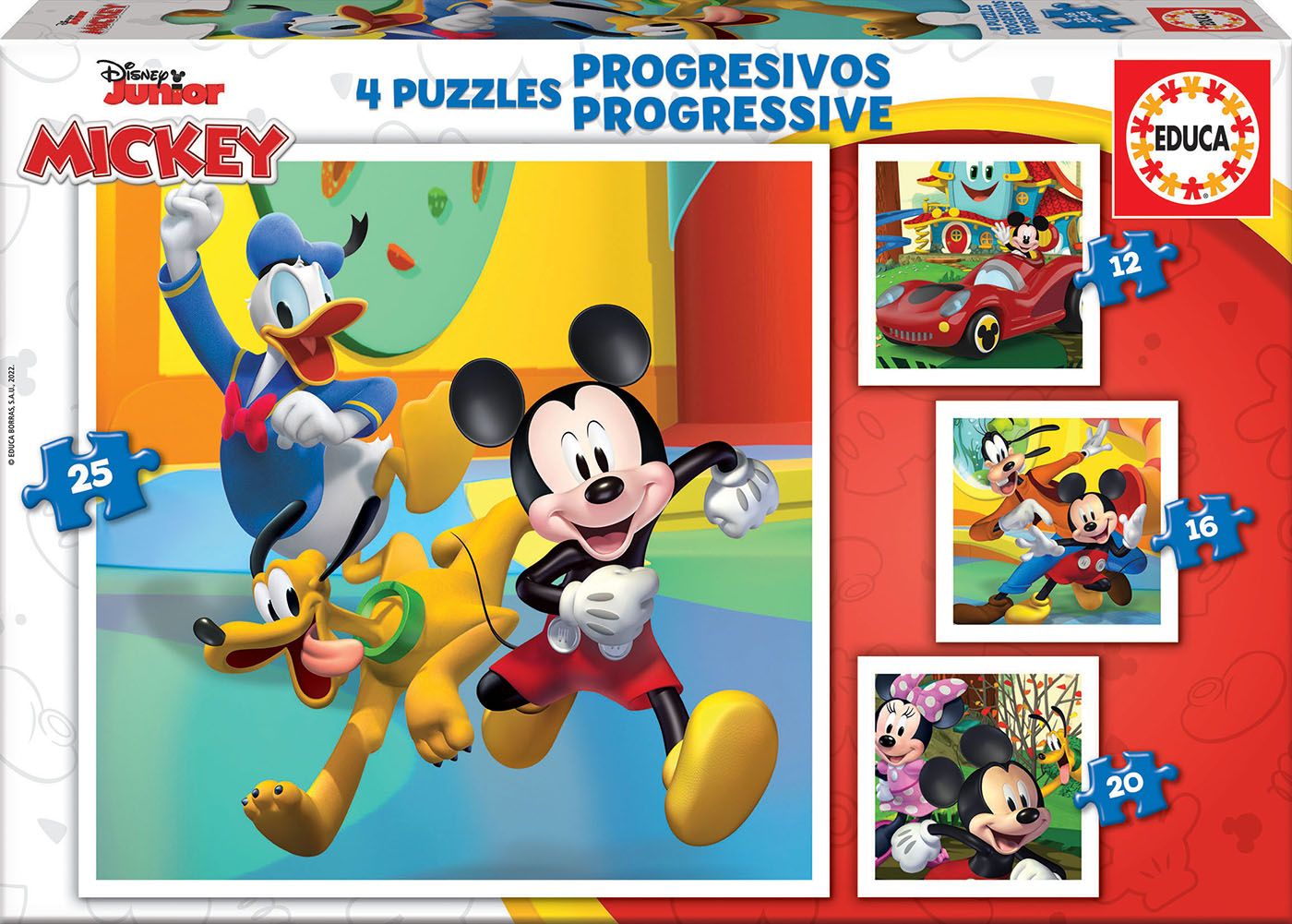 Progressivos Mickey & Friends 12+16+20+25