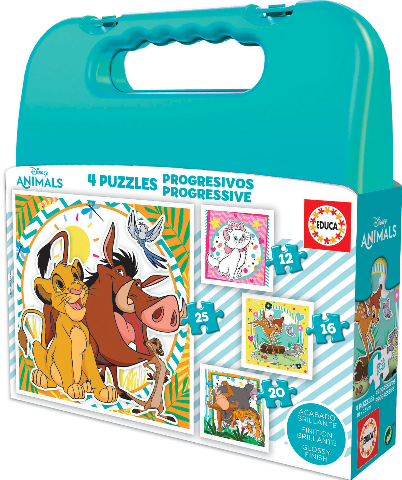 Maleta Progresivos Disney Animals 12+16+20+25