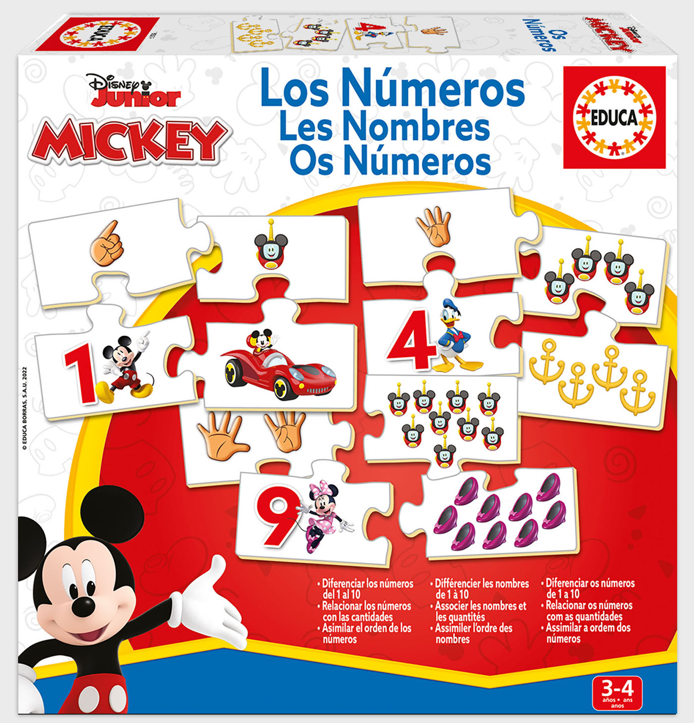  Les Nombres Mickey and Friends