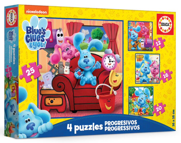 Puzzles Progressivos Blue´s Clues 12+16+20+25