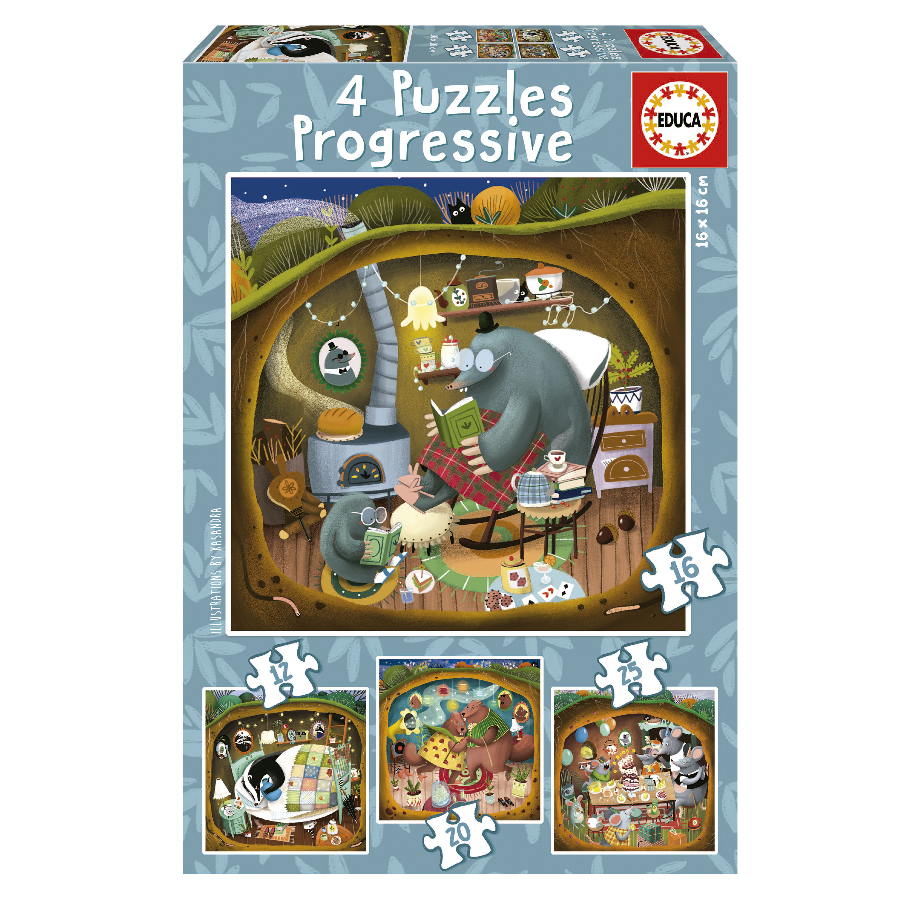 Puzles Progressius Contes del bosc 12+16+20+25