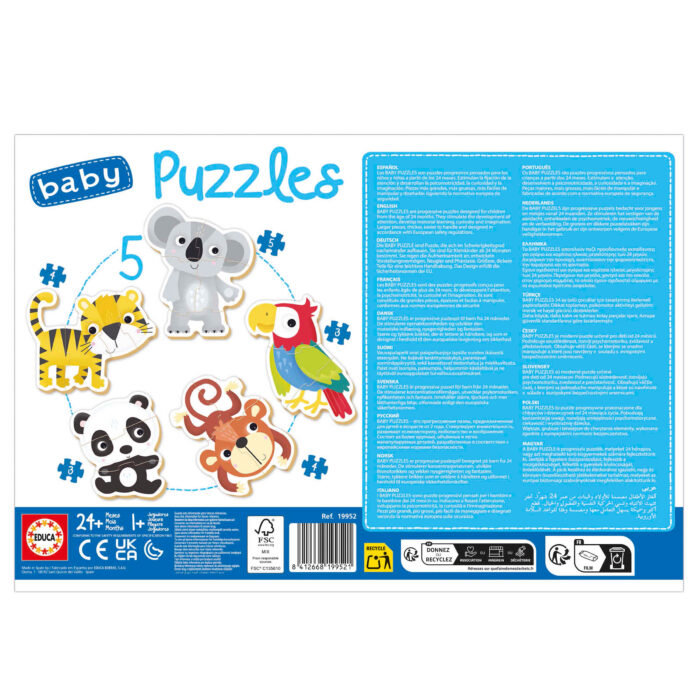 Baby Puzzles Fauna Selvagem