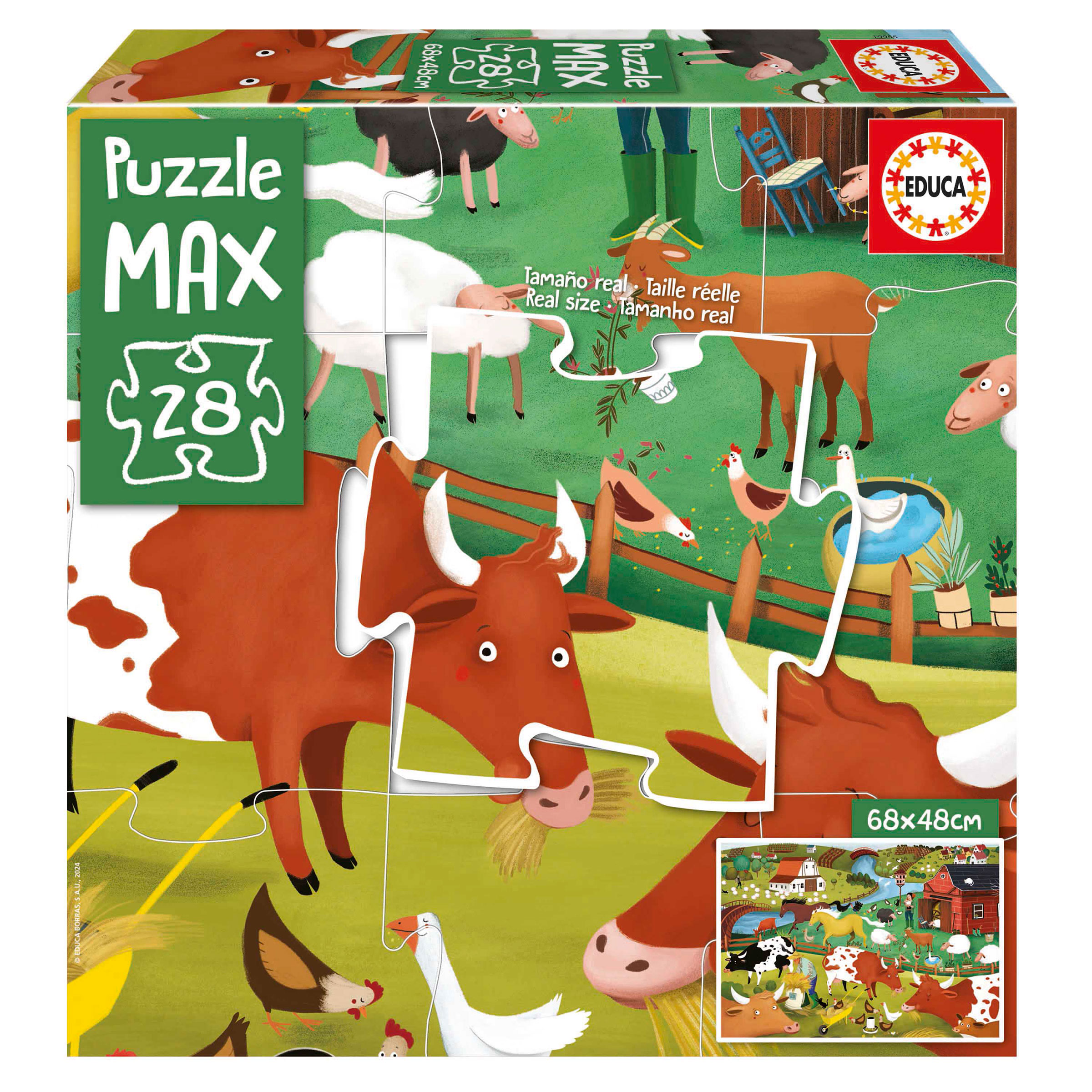 28 La granja Puzzle Max