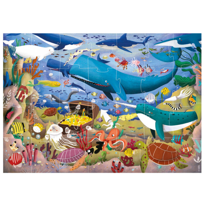 28 Animais No Mar Mar Puzzle Max