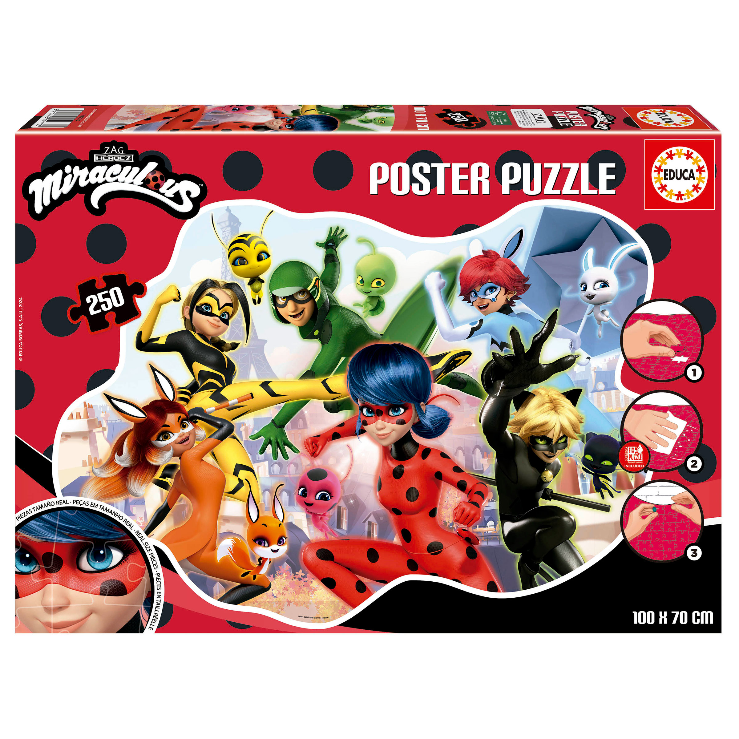 250 Miraculous Ladybug Poster Puzzle