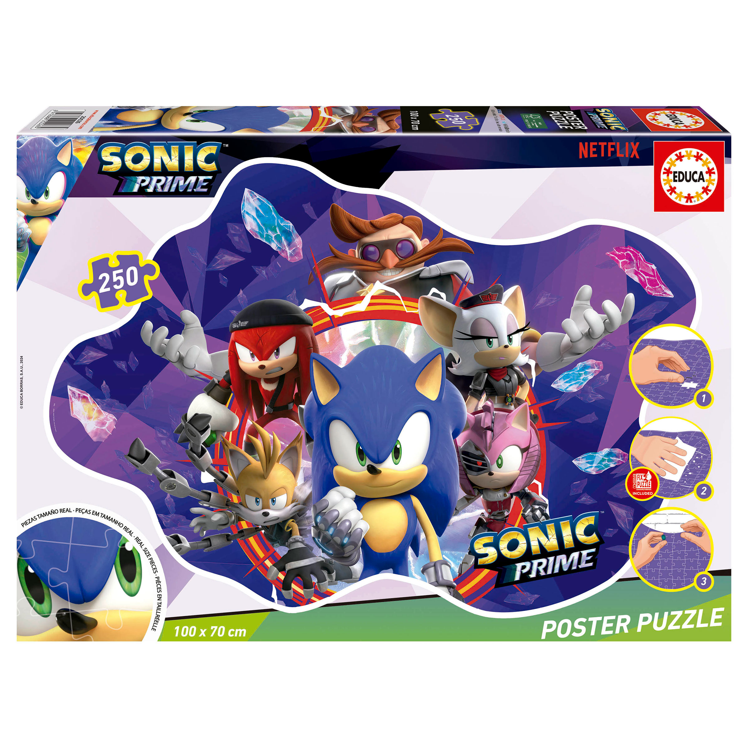 250 Poster Puzzle Sonic Prime